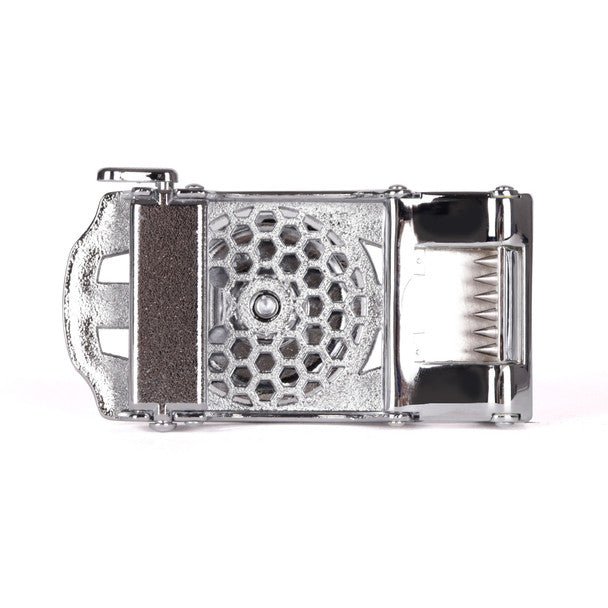 Men's Anchor Rotating Ratchet Belt-MGLBB58-SIL - Bundle Bus