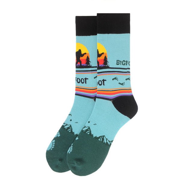Men's Big Foot Novelty Socks - NVS19587 - Bundle Bus