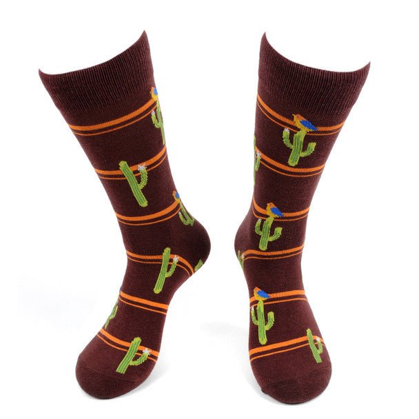 Men's Cactus Novelty Socks - NVS19583 - Bundle Bus