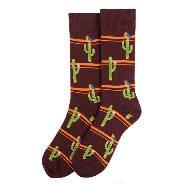Men's Cactus Novelty Socks - NVS19583 - Bundle Bus