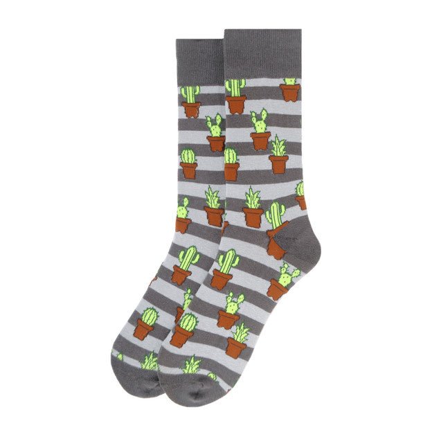 Men's Cactus Novelty Socks - NVS19589 - Bundle Bus