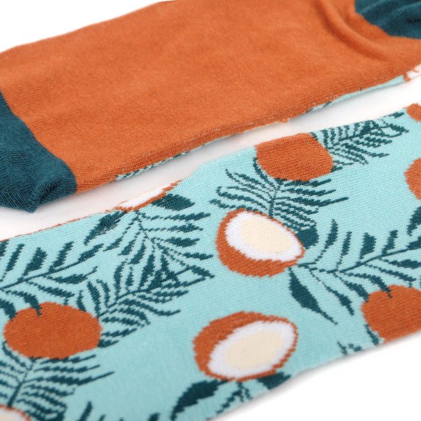 Men's Coconut Novelty Socks - NVS19591 - Bundle Bus
