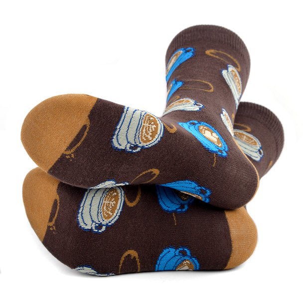Men's Coffee Novelty Socks - NVS19550 - Bundle Bus