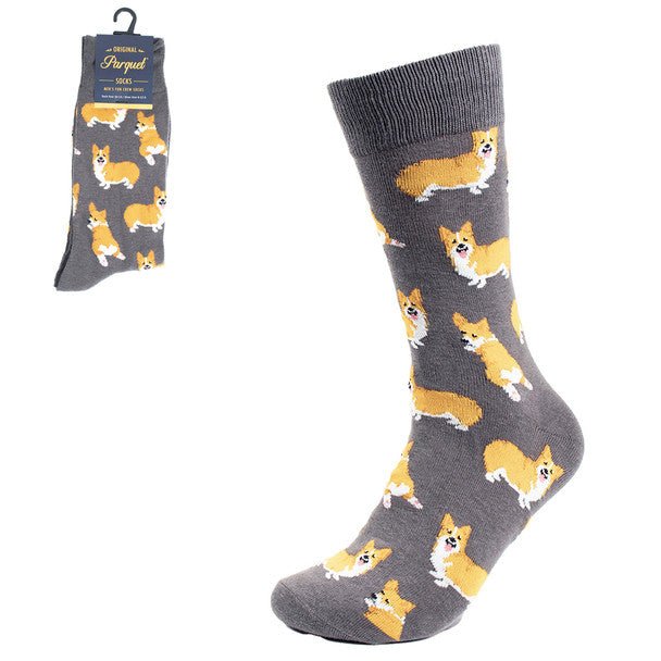 Men's Dancing Dog Novelty Socks- NVS19624 - Bundle Bus