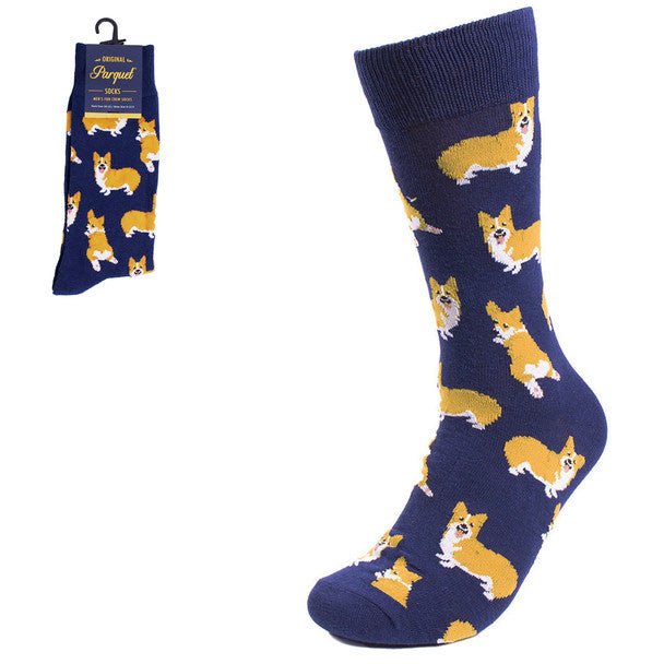 Men's Dancing Dog Novelty Socks- NVS19624 - Bundle Bus