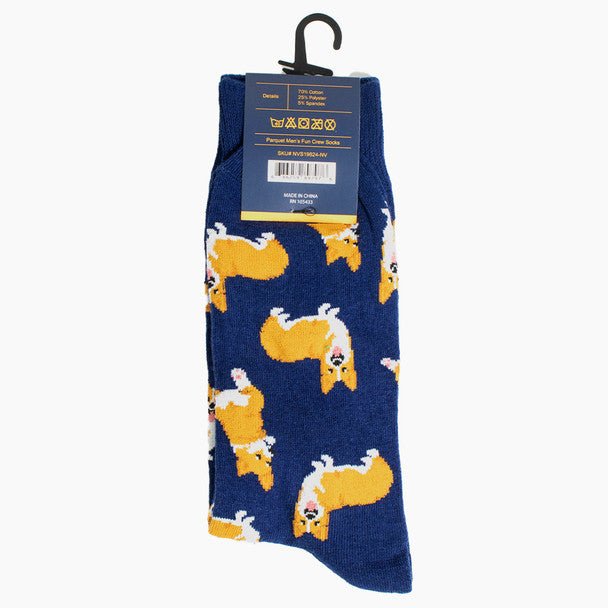 Men's Dancing Dog Novelty Socks- NVS19624 - Bundle Bus