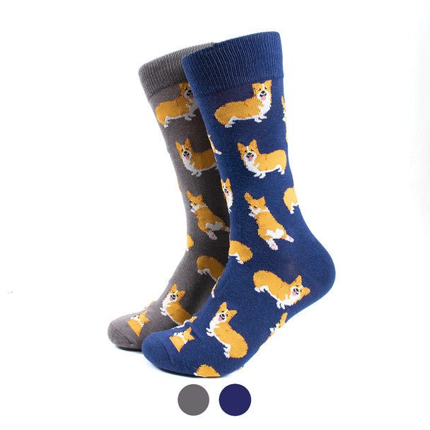 Men's Dancing Dog Novelty Socks- NVS19624 - Bundle Bus
