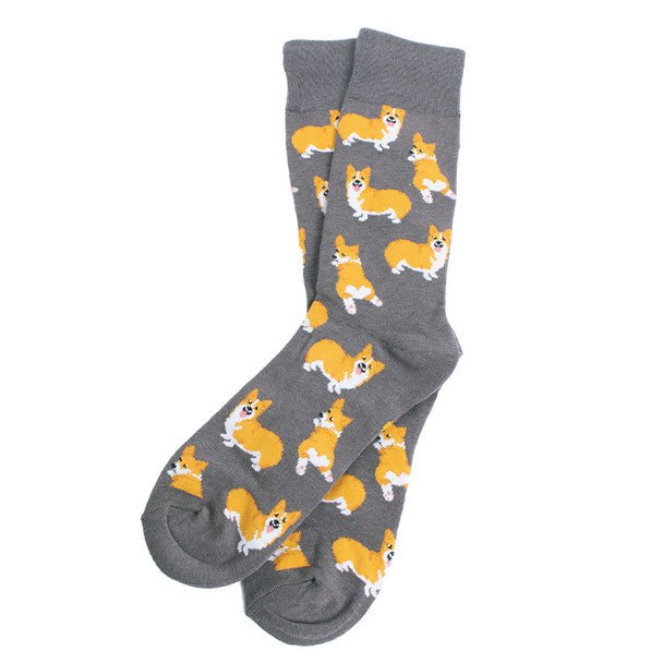Men's Dancing Dog Novelty Socks- NVS19624 - Bundle Bus