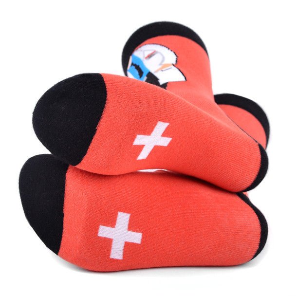 Men's Doctor Novelty Socks - NVS19578-OR - Bundle Bus