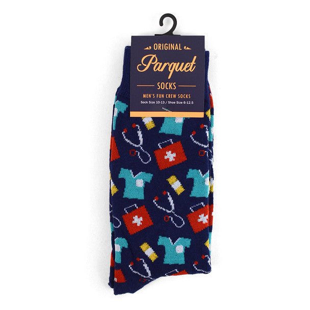 Men's Doctor/Nurse Novelty Socks NVS1757 - Bundle Bus
