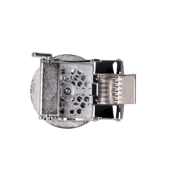 Men's Dollar Sign Rotating Bling Ratchet Belt-MGLBB65-SIL - Bundle Bus
