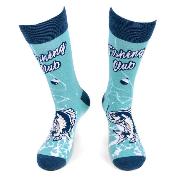 Men's Fishing Club Novelty Socks - NVS19562-BL - Bundle Bus