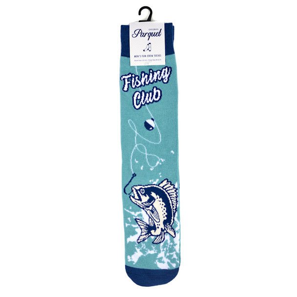 Men's Fishing Club Novelty Socks - NVS19562-BL - Bundle Bus