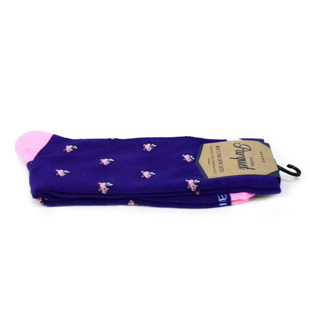 Men's Flying Pigs Premium Collection Novelty Socks - NVPS2007 - Bundle Bus