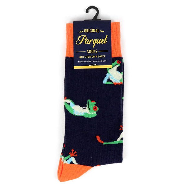 Men's Frog Novelty Socks - NVS19504-NV - Bundle Bus