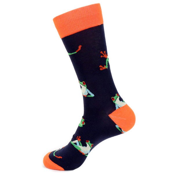 Men's Frog Novelty Socks - NVS19504-NV - Bundle Bus