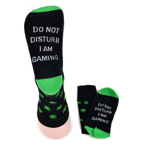 Men's Gaming Novelty Socks - NVS19523-BK - Bundle Bus