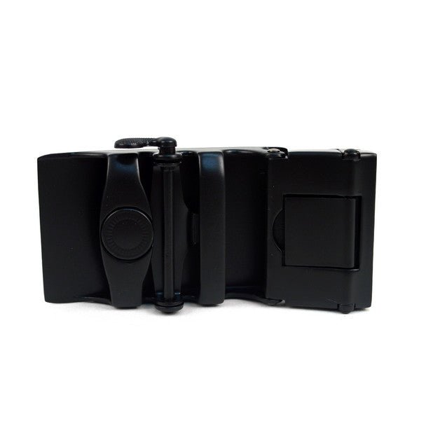 Men's Genuine Leather Sliding Buckle Ratchet Belt - MGLBB53 - Bundle Bus