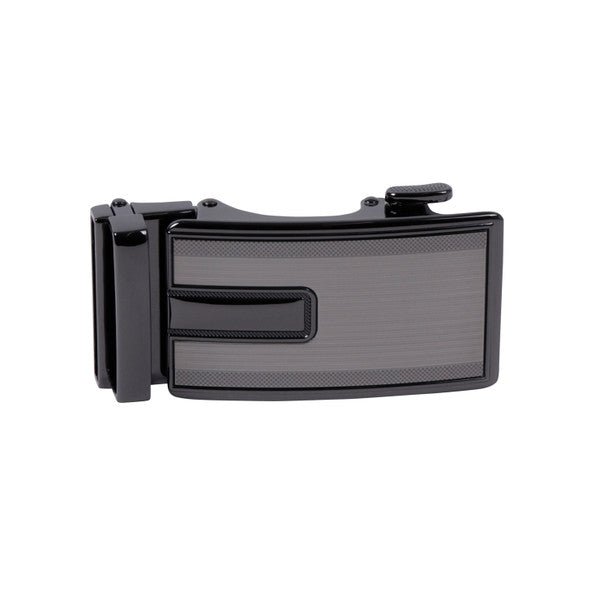 Men's Genuine Leather Sliding Buckle Ratchet Belt-MGLBB67 - Bundle Bus
