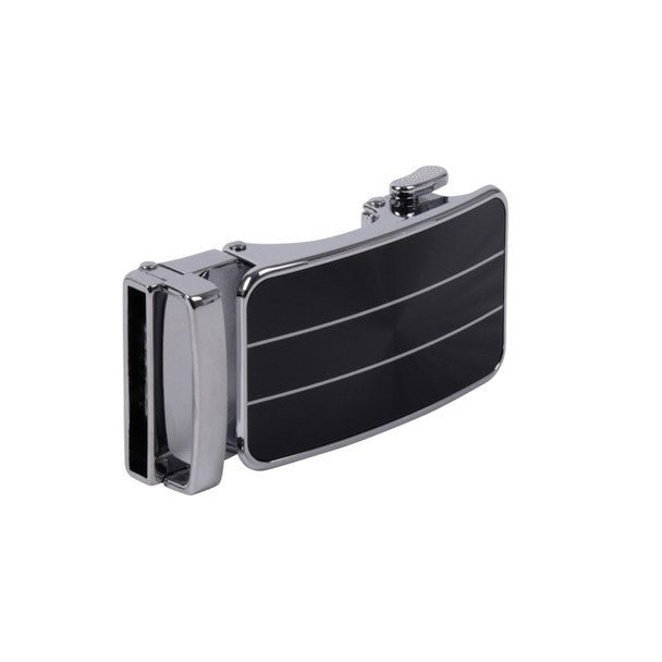Men's Genuine Leather Sliding Buckle Ratchet Belt-MGLBB68 - Bundle Bus