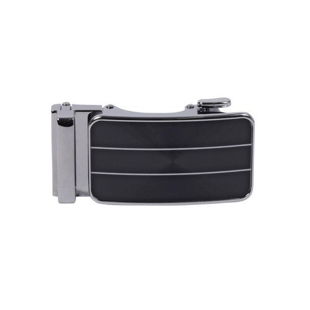 Men's Genuine Leather Sliding Buckle Ratchet Belt-MGLBB68 - Bundle Bus