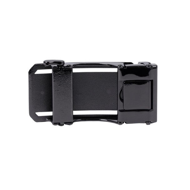 Men's Genuine Leather Sliding Buckle Ratchet Belt-MGLBB69 - Bundle Bus