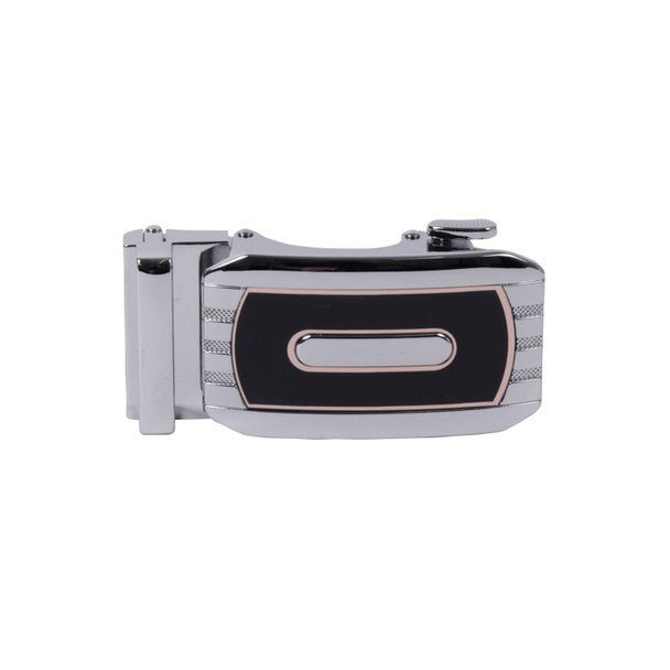 Men's Genuine Leather Sliding Buckle Ratchet Belt-MGLBB73 - Bundle Bus