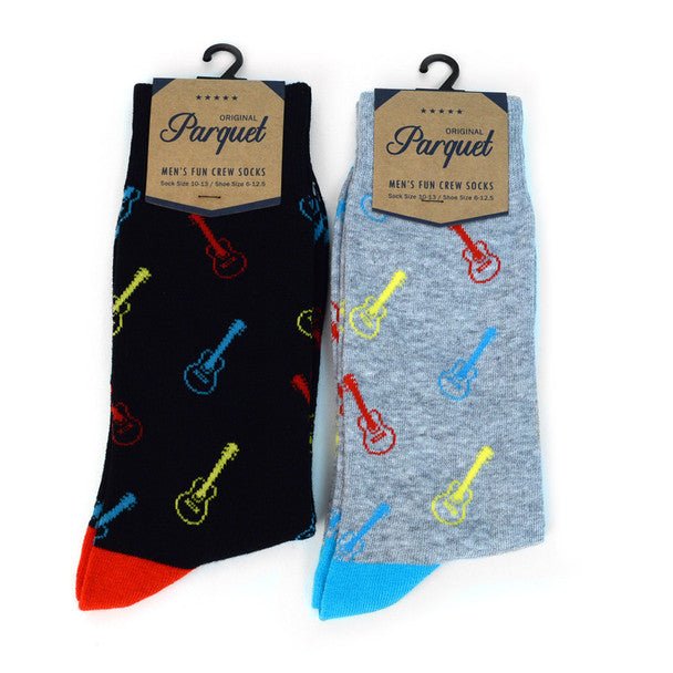 Men's Guitar Premium Collection Novelty Socks - NVPS2020 - Bundle Bus