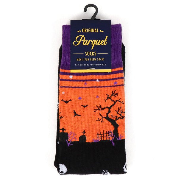 Men's Halloween Novelty Socks - NVS19517-BK - Bundle Bus