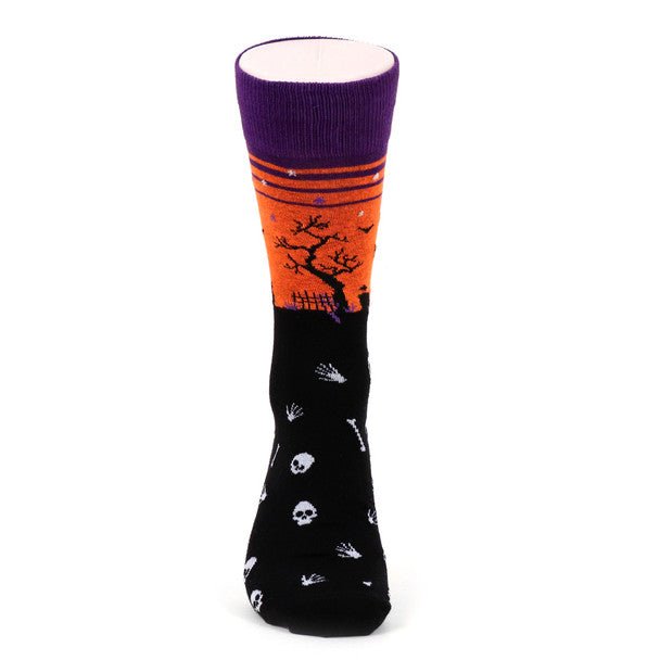 Men's Halloween Novelty Socks - NVS19517-BK - Bundle Bus
