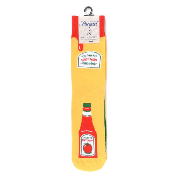 Men's Ketchup Bottle Novelty Socks - NVS19590 - Bundle Bus