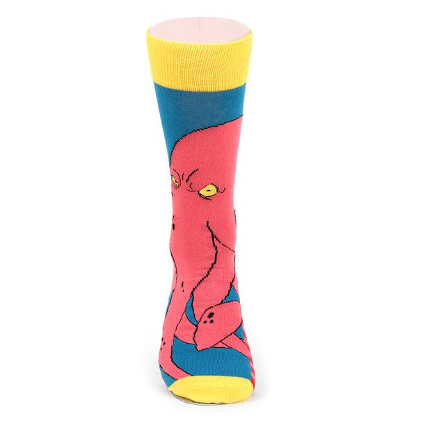 Men's Kraken Halloween Novelty Socks - NVS19514-TQ - Bundle Bus