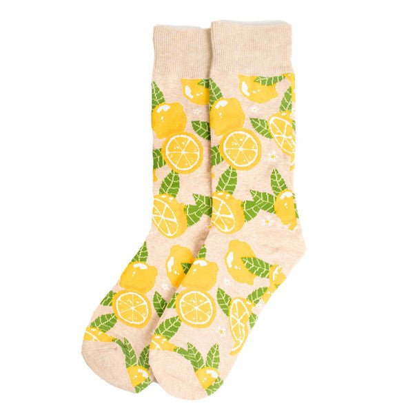 Men's Lemon Tree Novelty Socks- NVS19621 - Bundle Bus