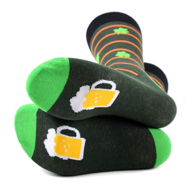 Men's Leprechaun Novelty Socks - NVS19555 - Bundle Bus