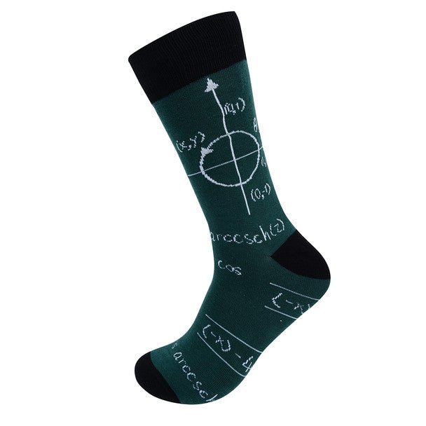 Men's Math Novelty Socks - NVS19528-NVY - Bundle Bus