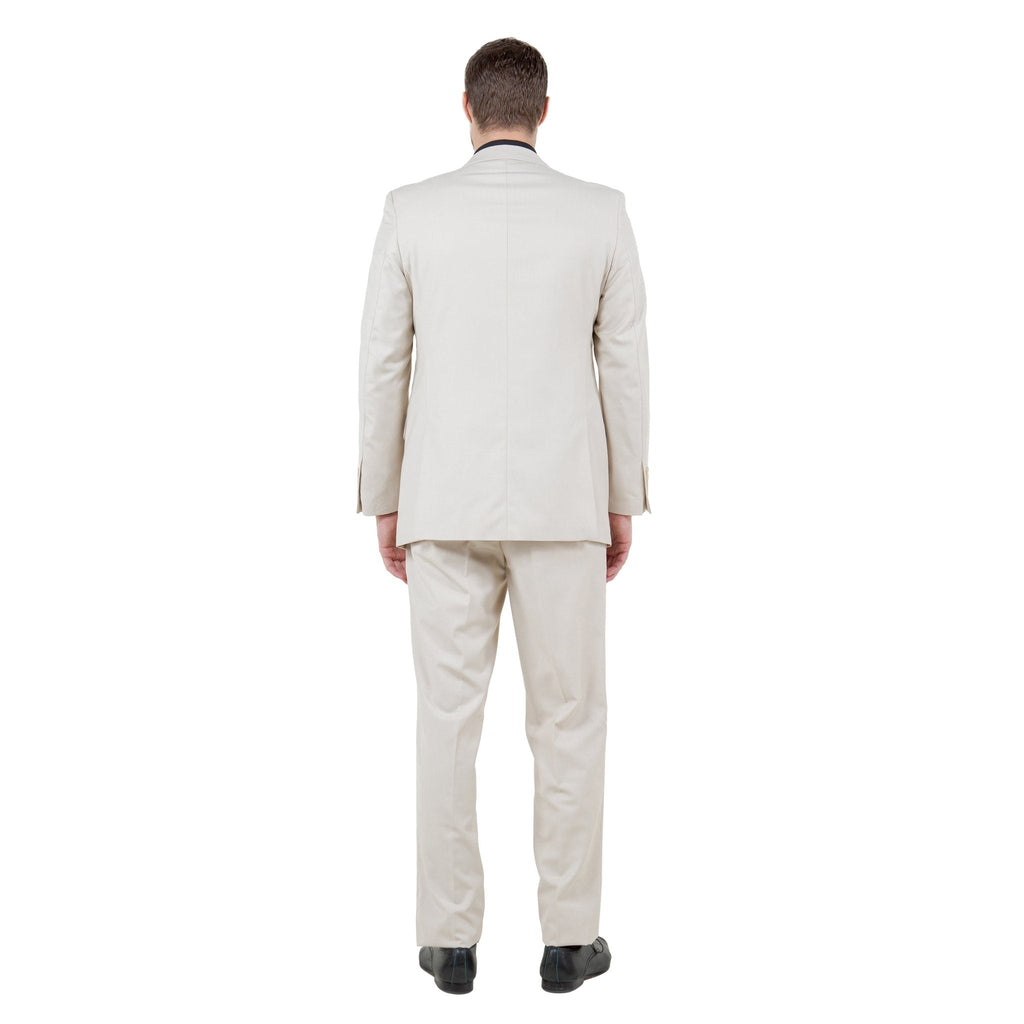 Men's Modern - Fit 3 - Piece Suit Set w/ Jacket, Vest and Pants - Bundle Bus