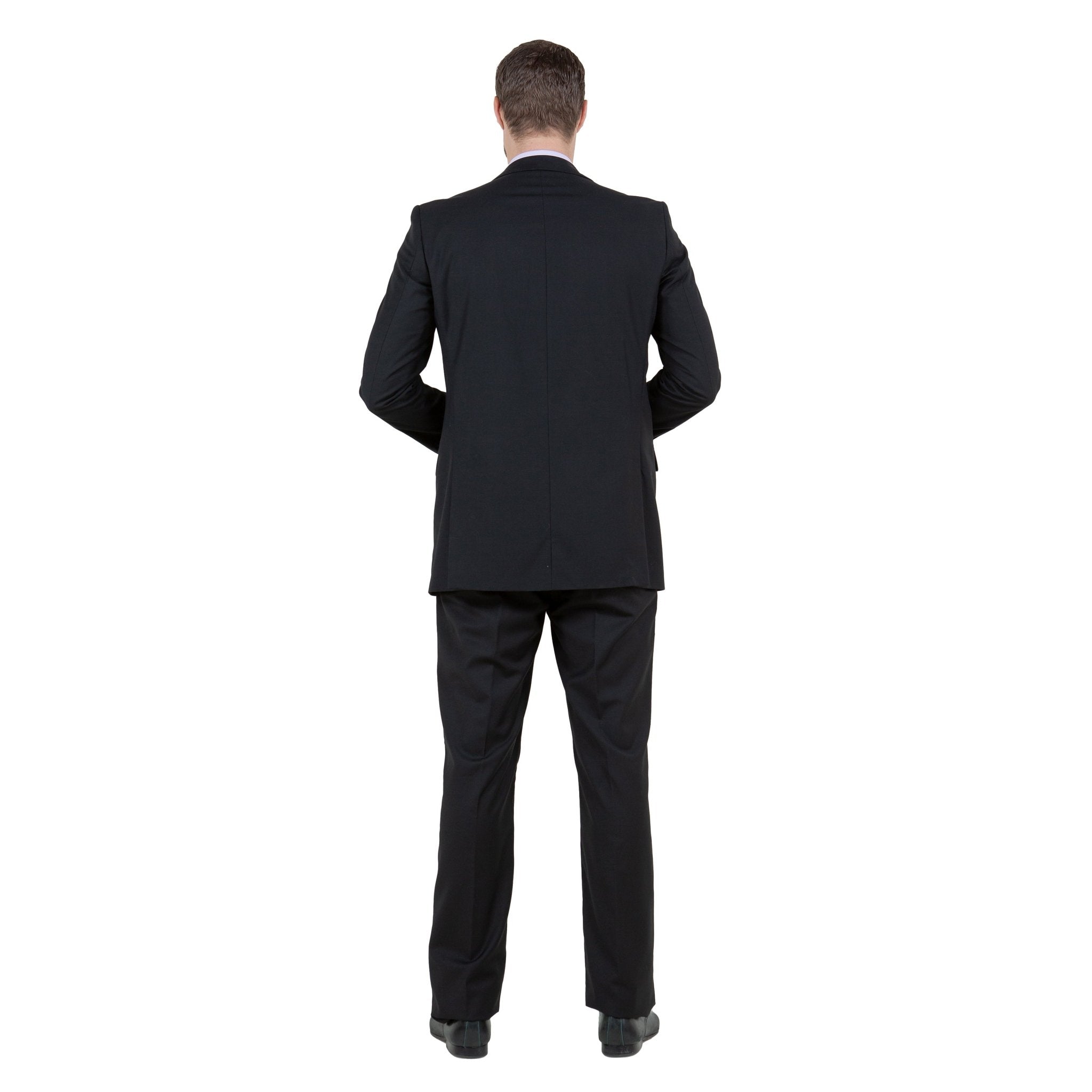 Men's Modern - Fit 3 - Piece Suit Set w/ Jacket, Vest and Pants - Bundle Bus