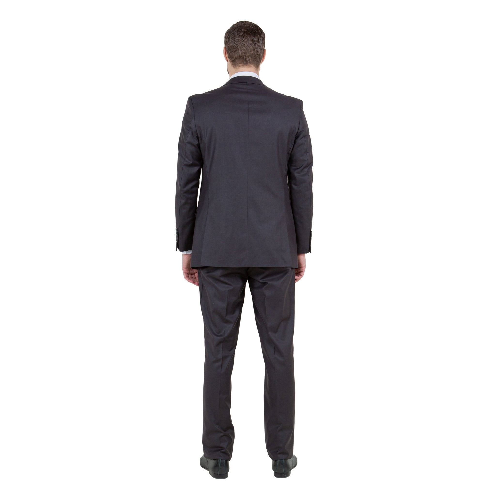 Men's Modern - Fit 3 - Piece Suit Set w/ Jacket, Vest and Pants - Bundle Bus