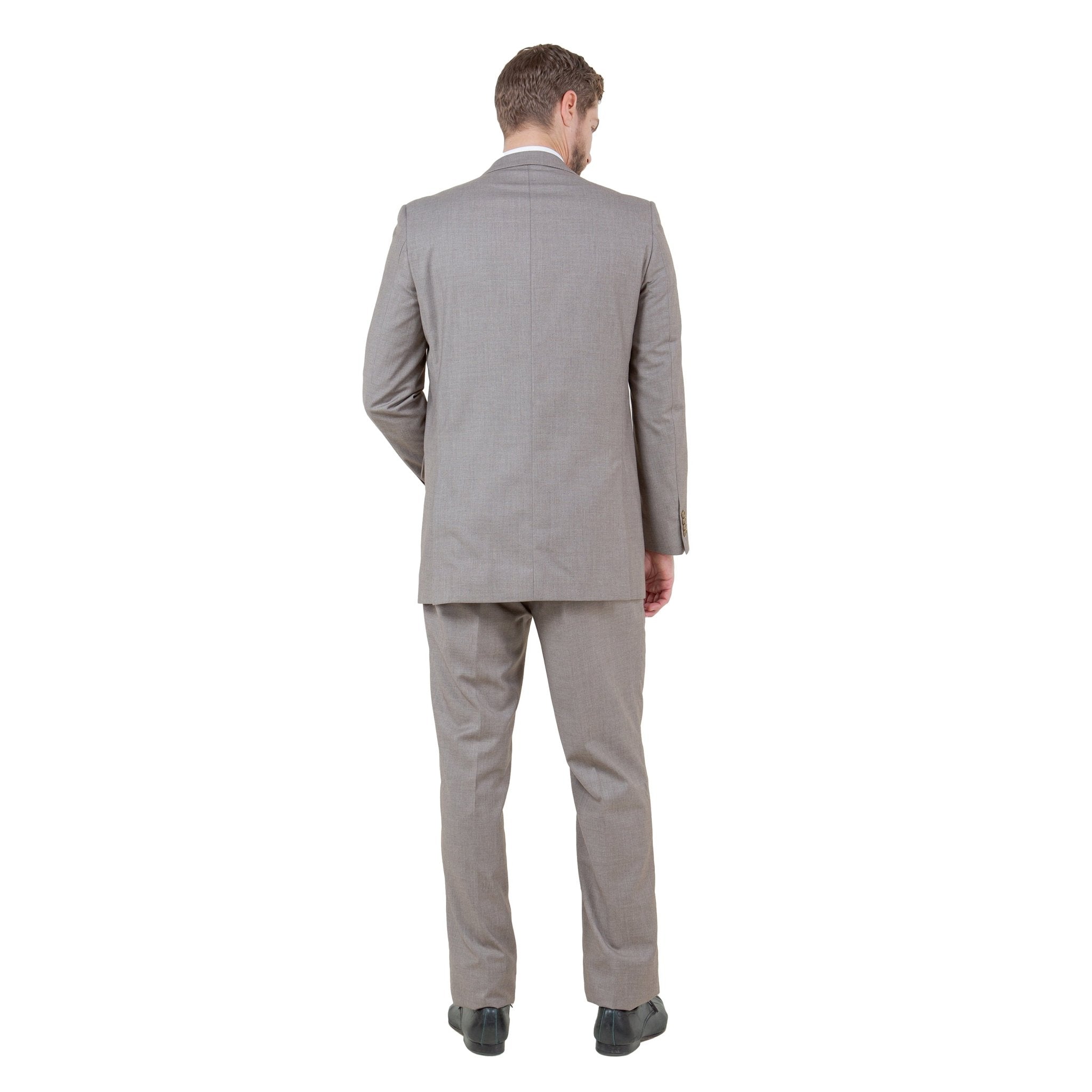 Men's Modern - Fit 3 - Piece Suit Set w/ Jacket, Vest and Pants - Bundle Bus