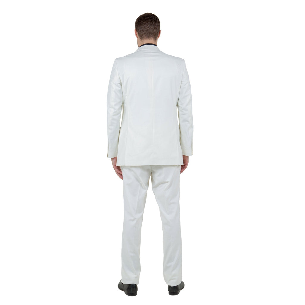 Men's Modern - Fit 3 - Piece Suit Set w/ Jacket, Vest and Pants - Bundle Bus