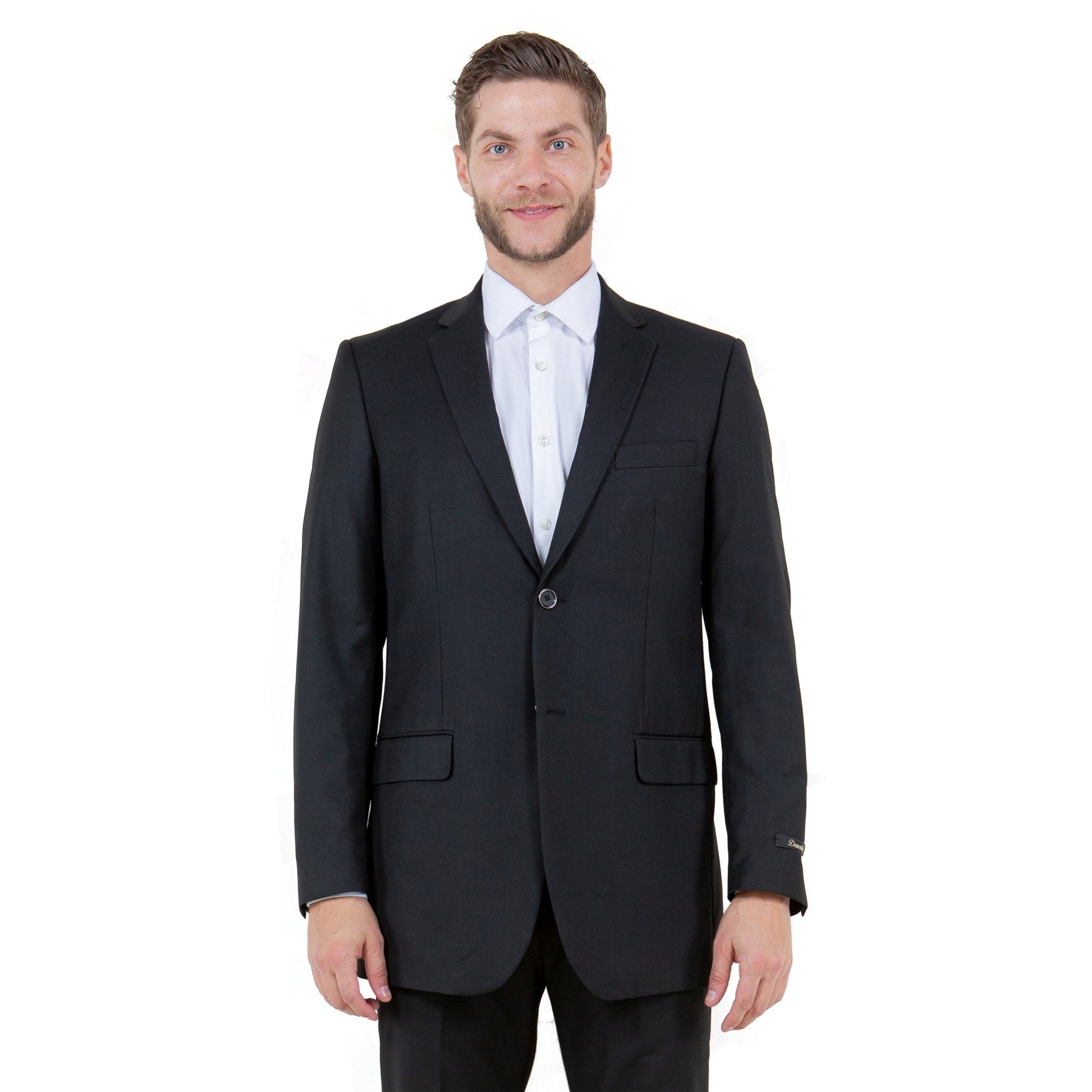 Men's Modern Fit Classic Sport Coat w/ Notch Lapel - Bundle Bus