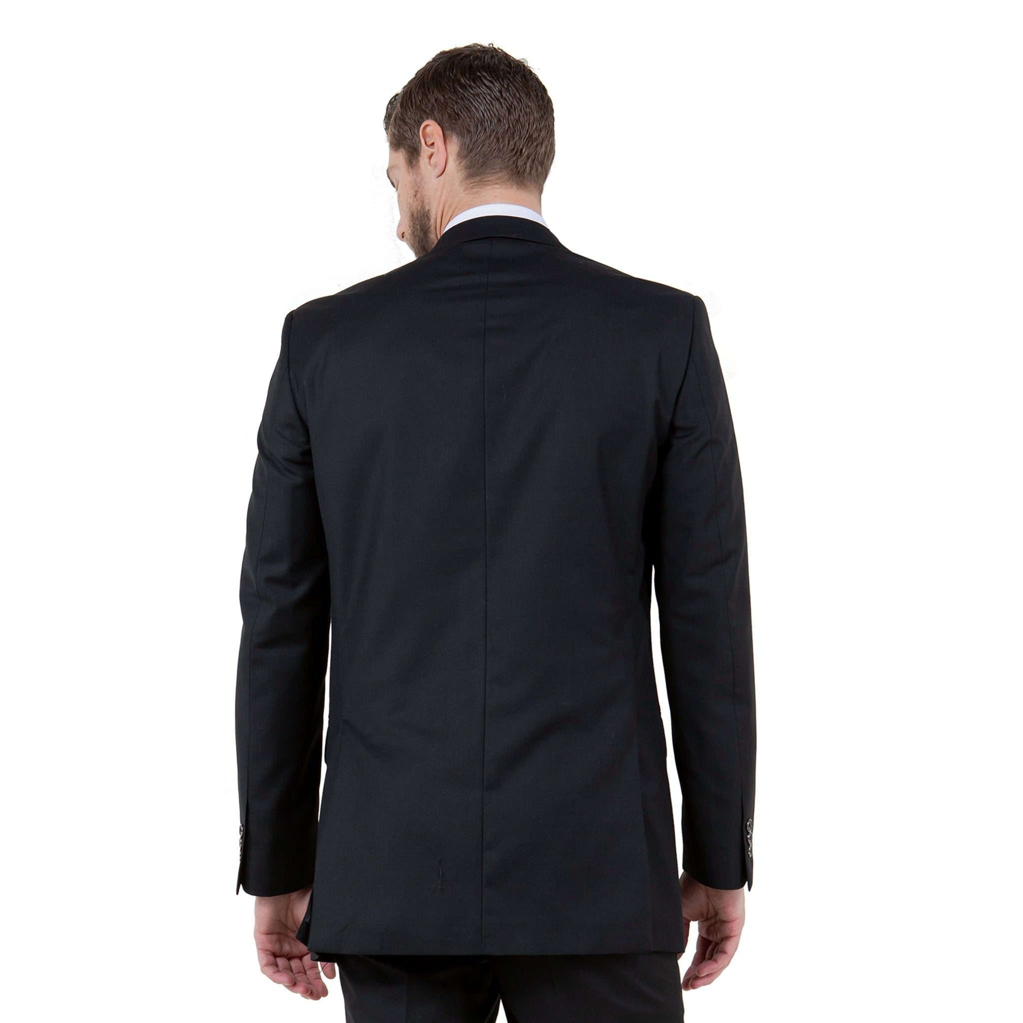 Men's Modern Fit Classic Sport Coat w/ Notch Lapel - Bundle Bus