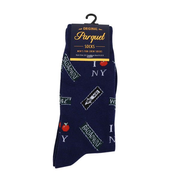 Men's Novelty New York Landmark Socks - NVS19418 - Bundle Bus