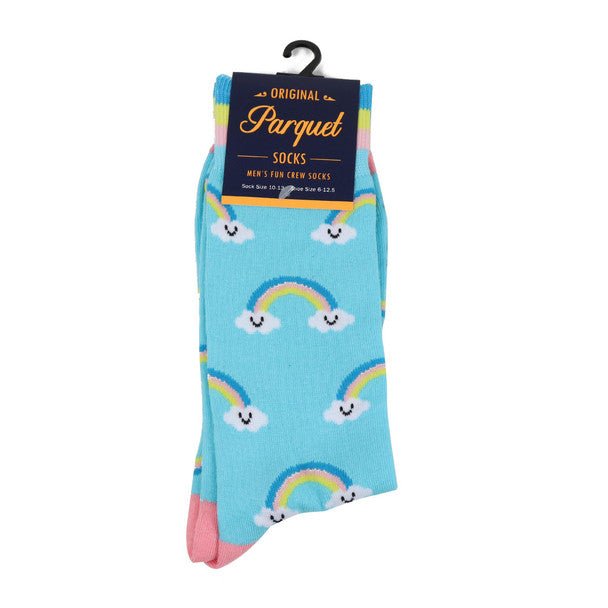 Men's Novelty Rainbow Socks - NVS19430 - Bundle Bus
