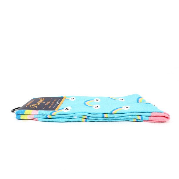 Men's Novelty Rainbow Socks - NVS19430 - Bundle Bus