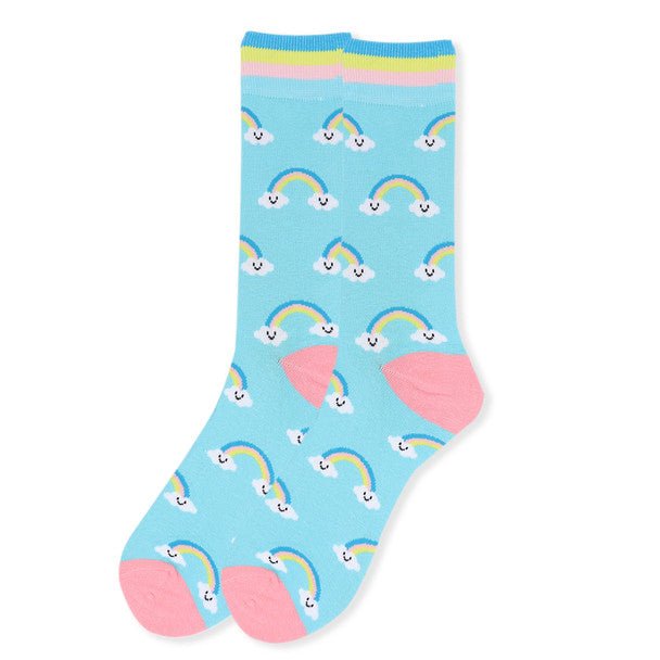 Men's Novelty Rainbow Socks - NVS19430 - Bundle Bus