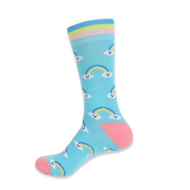 Men's Novelty Rainbow Socks - NVS19430 - Bundle Bus