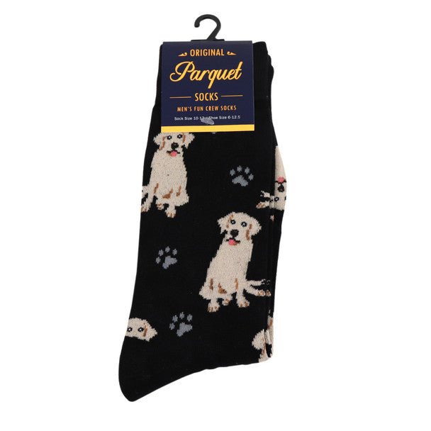Men's Novelty Retriever Dog Socks - NVS19411 - Bundle Bus