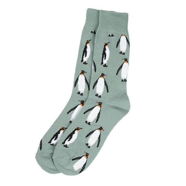 Men's Penguin Novelty Socks- NVS19625-BL - Bundle Bus
