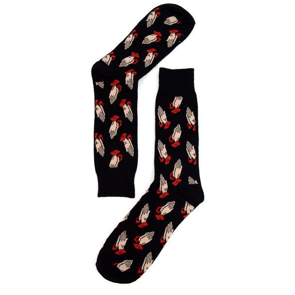 Men's Prayer Hands Novelty Socks - NVS1811 - Bundle Bus